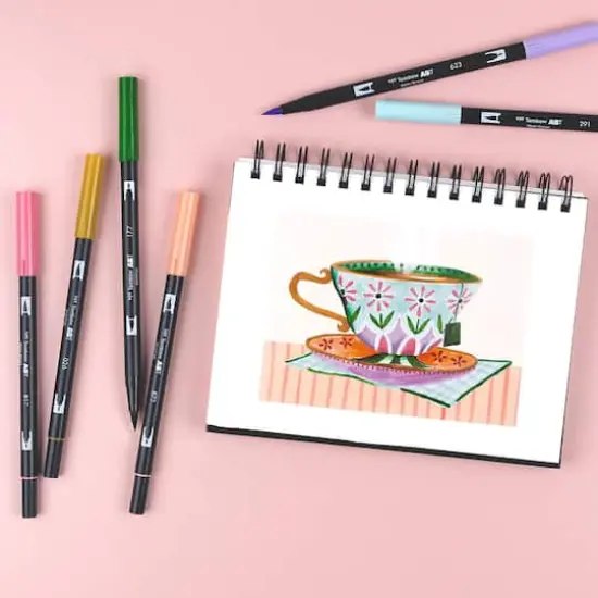 Tombow Teatime Dual Brush Pen Set {8}