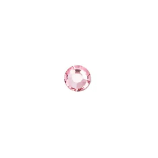 SS12 Round Flatback Austrian Crystals by Bead Landing&trade;, 65ct. Light Rose {4}