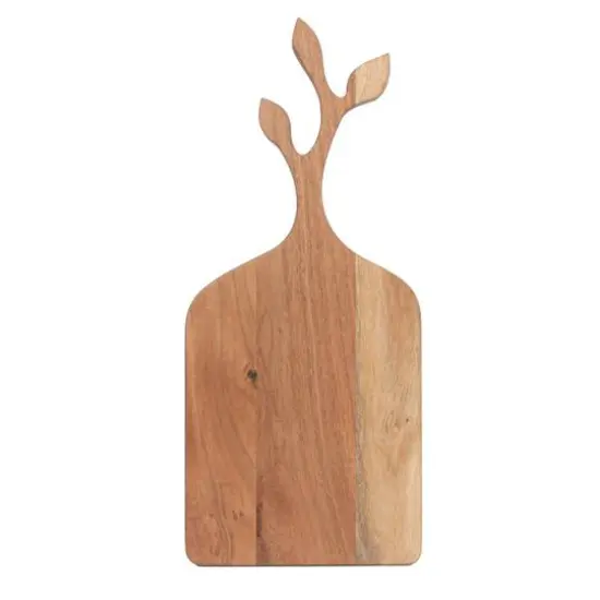 Hello Honey&reg; 20" Acacia Wood Cutting Board with Branch Shape Handle {8}