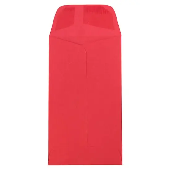 JAM Paper #6 Coin Business Colored Envelopes, 50ct. Red {4}
