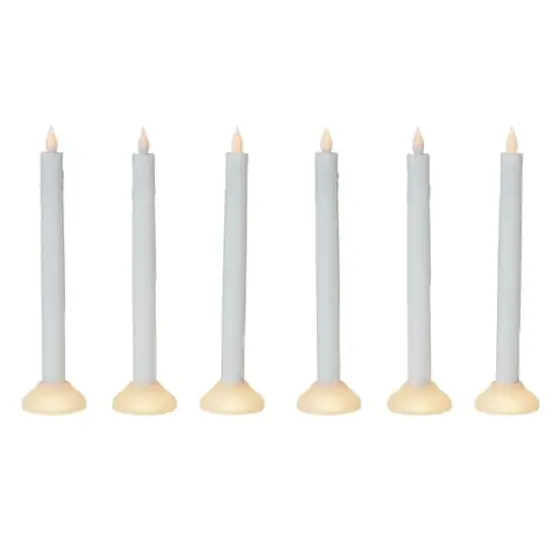 Hello Honey 10" Evening LED Taper Candles with Holder, 6ct. {4}
