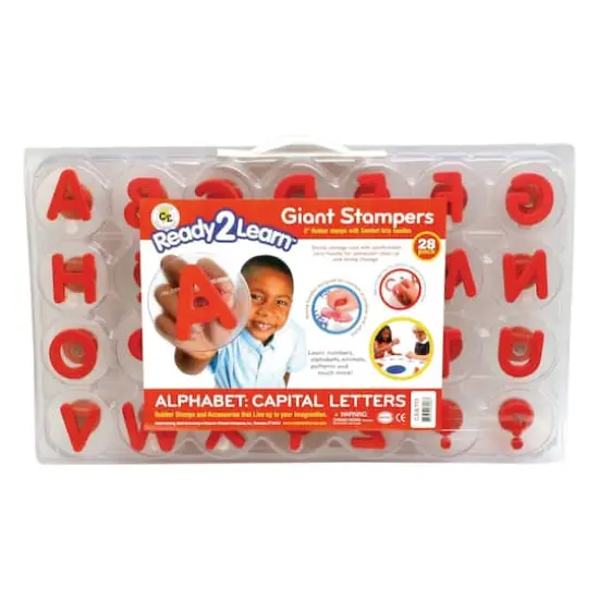 Ready2Learn&trade; Uppercase Alphabet Letters Giant Stampers, 28ct. {1}