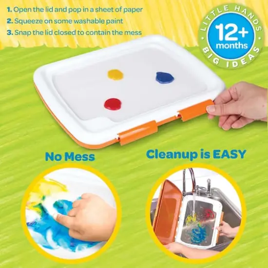 Crayola&reg; Easy-Clean Fingerpaint {10}
