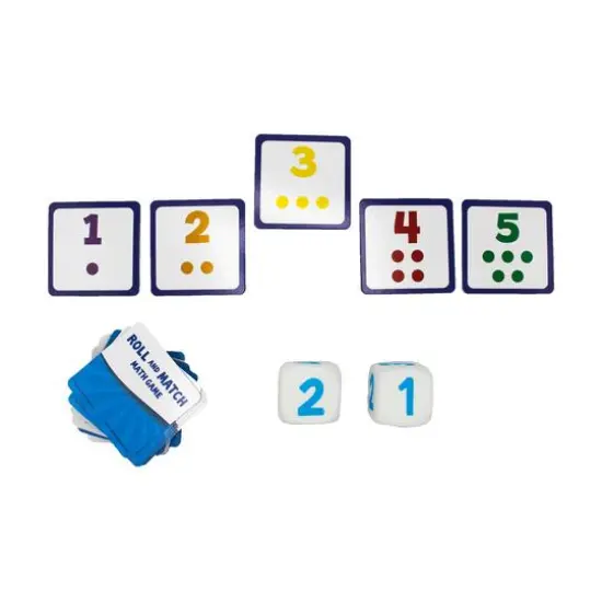 Scholastic Roll and Match Math Game {5}