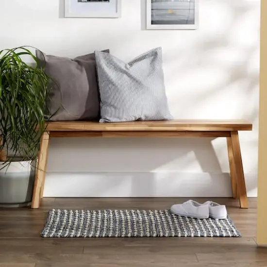 DII&reg; French Blue Recycled Cotton Loop Rug, 2ft. x 3ft. {4}