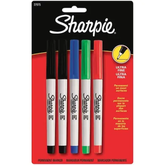 Sharpie&reg; Ultra Fine 5 Count Permanent Marker Set {1}