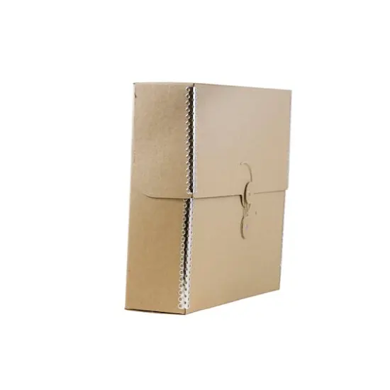 JAM Paper Kraft Brown with Metal Edge Button & String Tie Portfolio 9.5" x 12" {3}