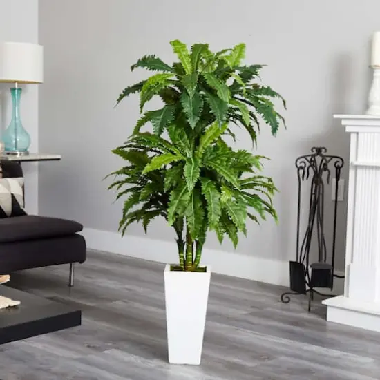 4ft. Marginatum in White Tower Vase {5}