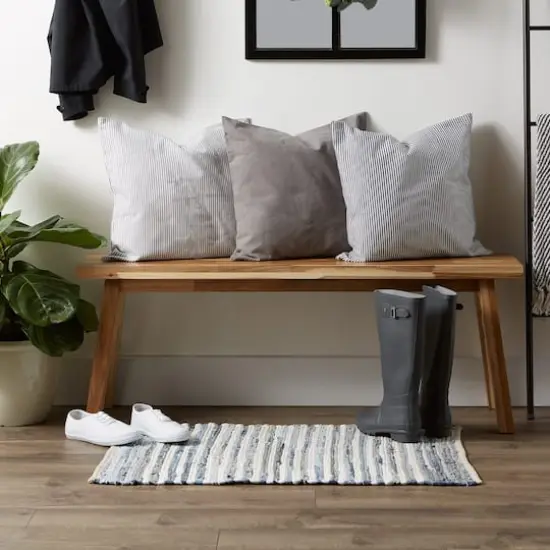 DII&reg; Multi Denim Rag Rug, 2ft. x 3ft. {5}