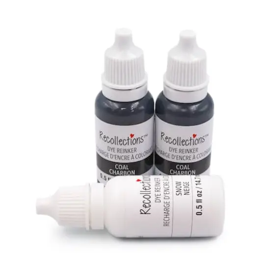 Dye Reinker Set by Recollections&trade; Blacks/White {4}