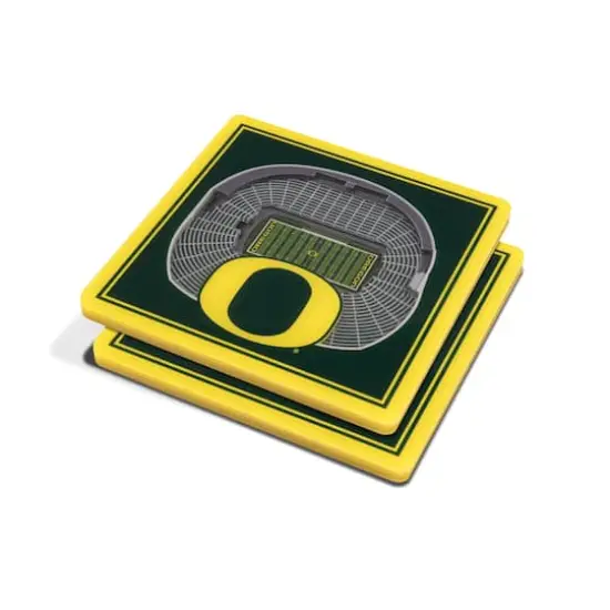 NCAA 3D StadiumView Coasters Oregon Ducks {1}