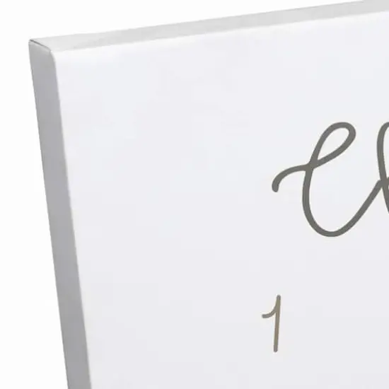 Christmas Trees Countdown Canvas Wall Art {4}