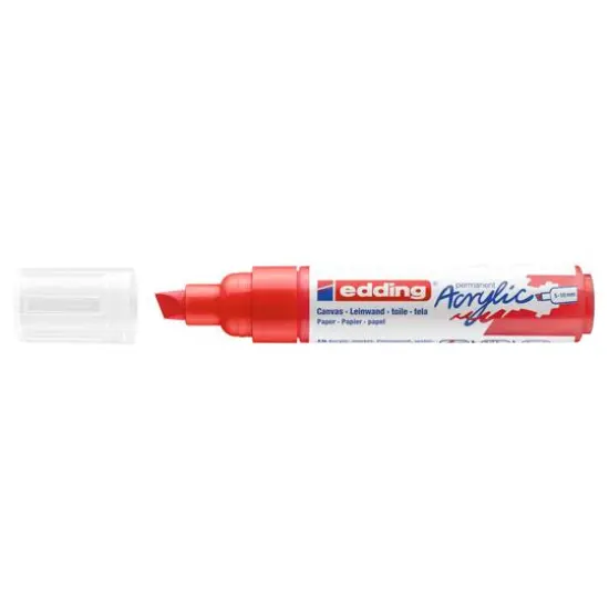edding&reg; 5000 Broad Acrylic Marker Traffic Red {5}