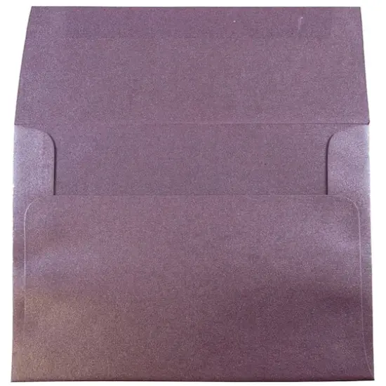 JAM Paper 4.75" x 6.5" Metallic Invitation Envelopes, 50ct. Ruby Purple Stardream {4}