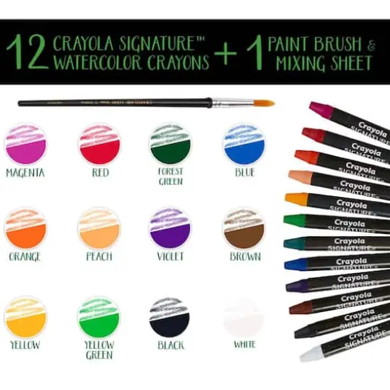 Crayola&reg; Signature Watercolor Crayons {6}