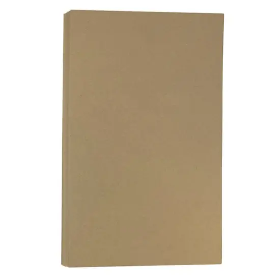 JAM Paper Matte 8.5" x 14" 28lb. Paper, 50 Sheets Brown Kraft {1}