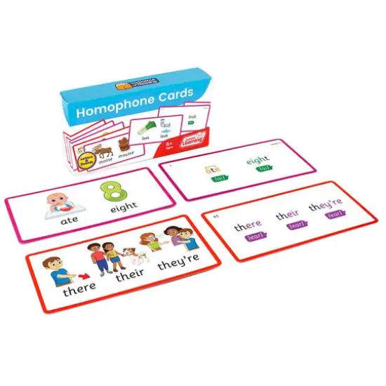 Junior Learning&reg; Homophone Flashcards {3}