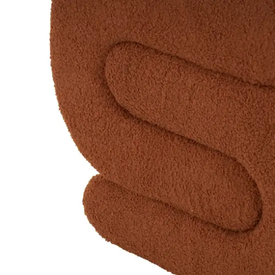 19" S-Shaped Room Ottoman with Connected Arches Copper {5}