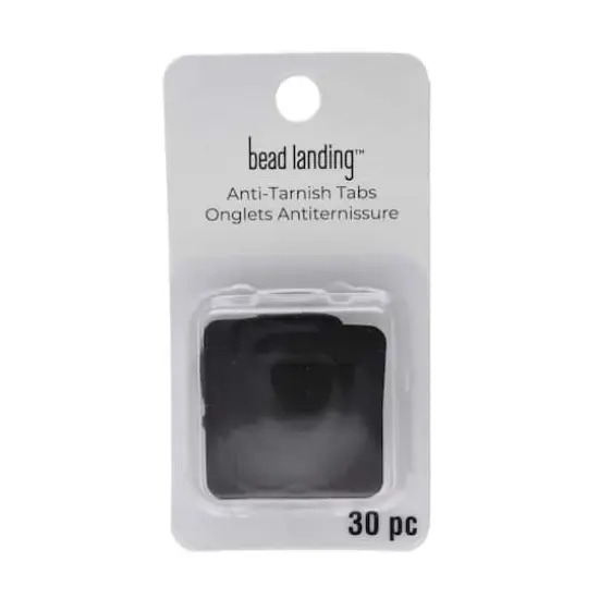 1" Anti-Tarnish Tabs, 30ct. by Bead Landing&trade; {4}