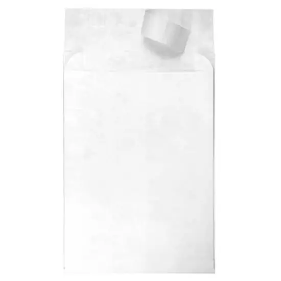 JAM Paper White Tyvek&reg; Expandable Open End Peel & Seal Closure Envelopes, 100ct. {4}