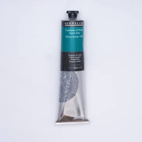 Sennelier Extra Fine Artists' Oil Paint, 200mL Cobalt Turquoise S6 {1}