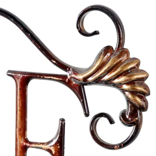 Brown Metal Live, Laugh, Love Wall Decoration {5}