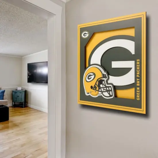NFL 3D Logo Series Wall Art Green Bay Packers {5}
