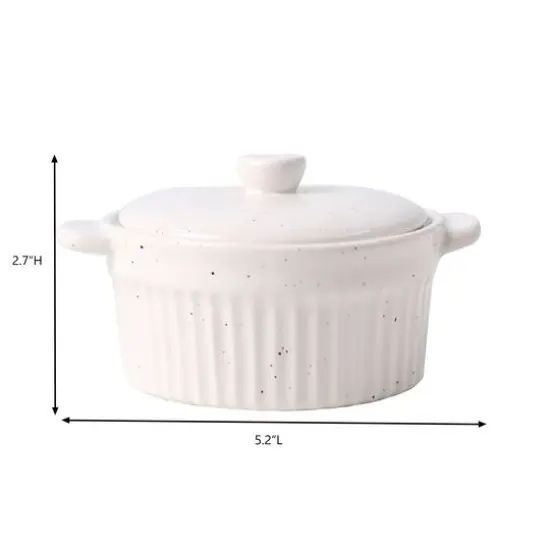 5" White Ceramic Ramekin by Ashland&reg; {5}