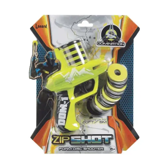 Toysmith&reg; Disc Domination 7" Zip Shot Shooter {3}