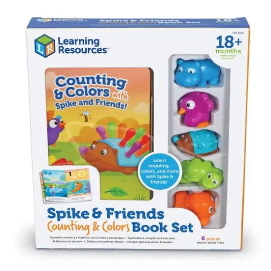 Learning Resources Count & Color with Spike {6}