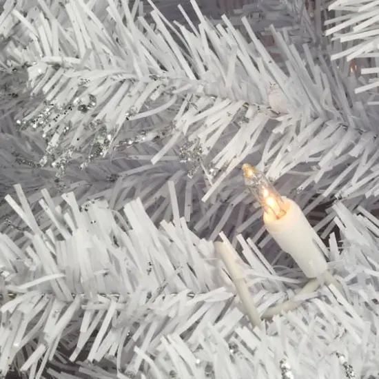 12ft. Pre-Lit Kingswood White Fir Artificial Christmas Tree {5}