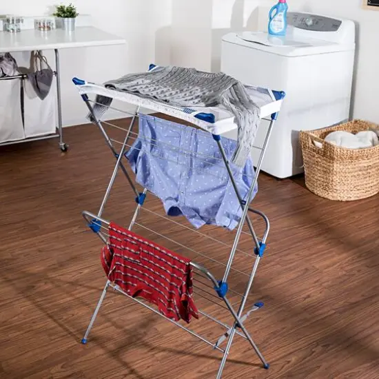 Honey Can Do 2-Tier Mesh Top Drying Rack {4}
