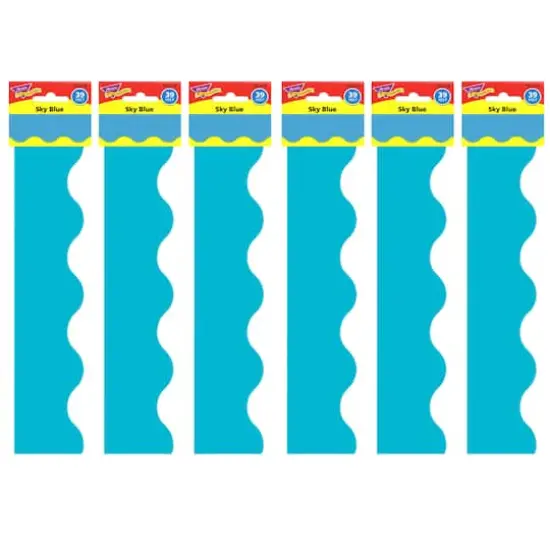 Trend Enterprises&reg; Terrific Trimmers&reg; Classic Borders, 234ft. Sky Blue {1}