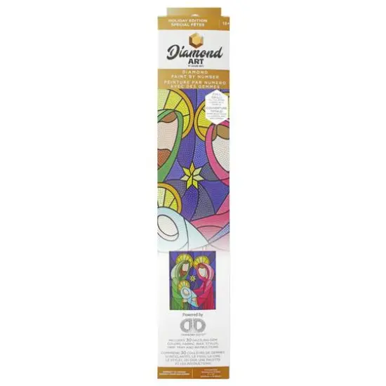 Diamond Art&reg; Stain Nativity Intermediate Kit {3}