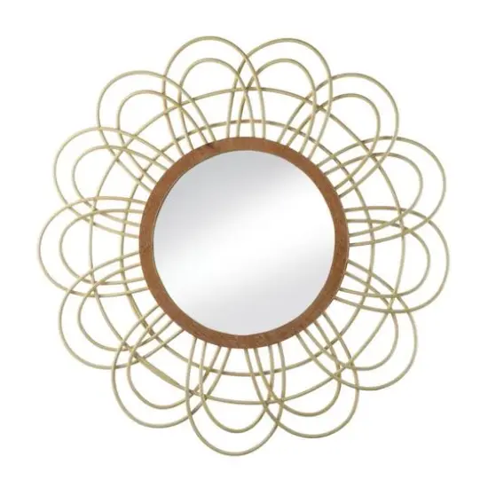 Nikki Chu Daemono Rattan Loop Mirror {1}