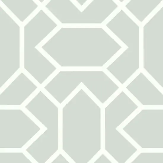 RoomMates Modern Geometric Peel & Stick Wallpaper Light Gray {1}