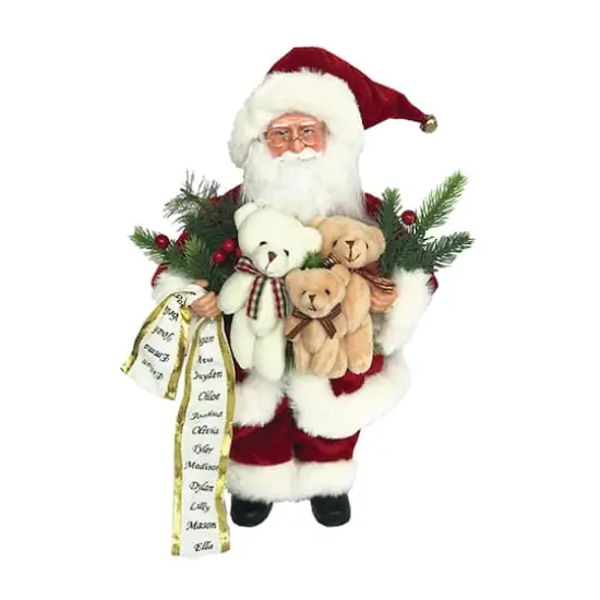 Santa's Workshop 15" Bear Hug Claus {1}