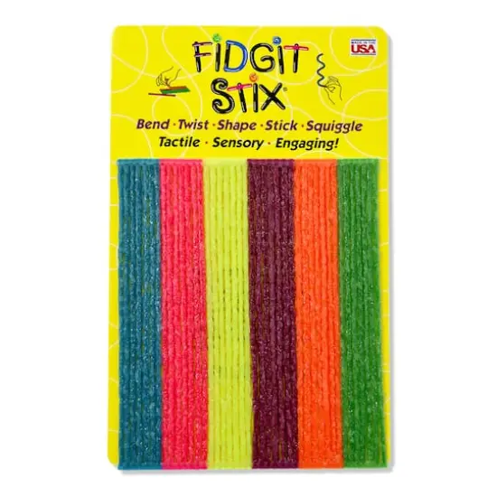 Wikki Stix&reg; Fidgit Stix, 3 Packs of 42 {4}
