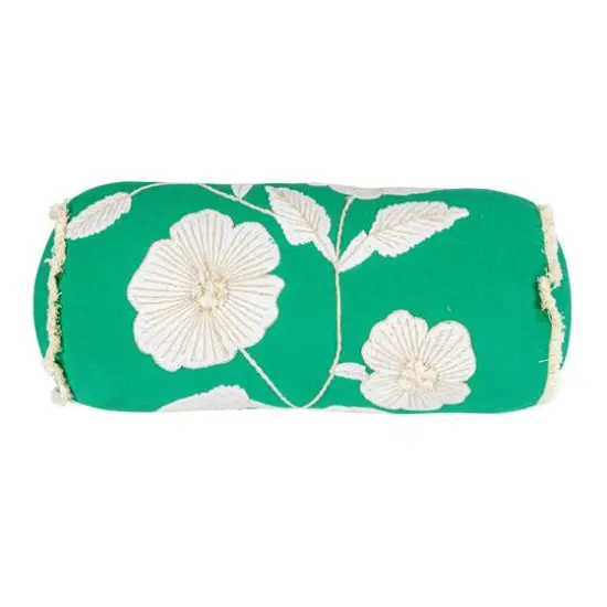 Hello Honey® Enchanted Garden Embroidered Bolster Pillow Set {10}