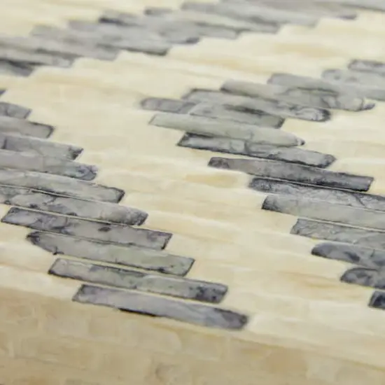 Cream Chevron Wood Modern Box Set {4}