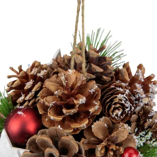 6" Pine Cones, Stars & Balls Ornament {4}