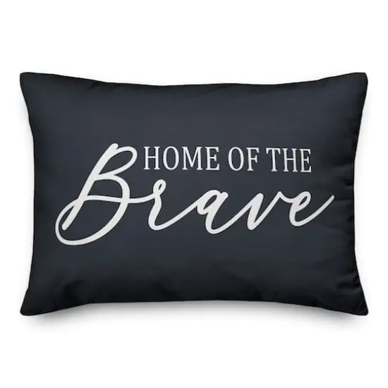 Home of The Brave Throw Pillow {1}