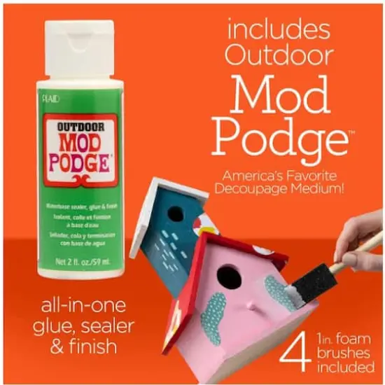 Apple Barrel&reg; Acrylic Multi-Surface Satin Paints & Mod Podge 21 Piece Set {5}