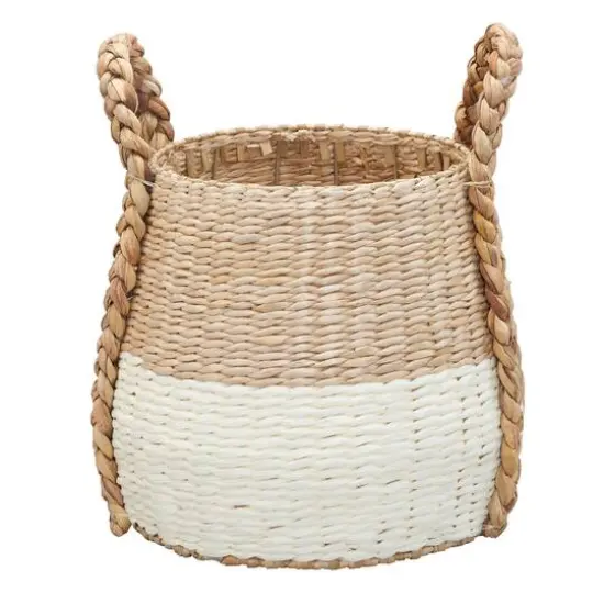 Household Essentials Cattail & Paper Terra Basket White {10}