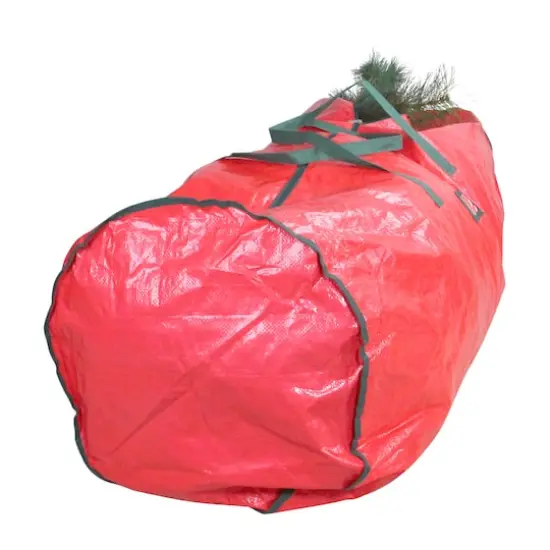 4.5ft. Red & Green Artificial Christmas Tree Storage Bag {3}