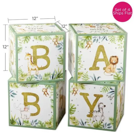 Kate Aspen Safari Baby Block Box Set, 4ct. {8}