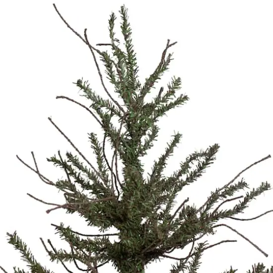 3ft. Unlit Warsaw Two-Tone Twig Artificial Christmas Tree in Burlap Base {6}