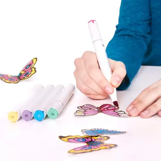 Faber-Castell&reg; Butterfly Pop Up Coloring Bouquet {4}