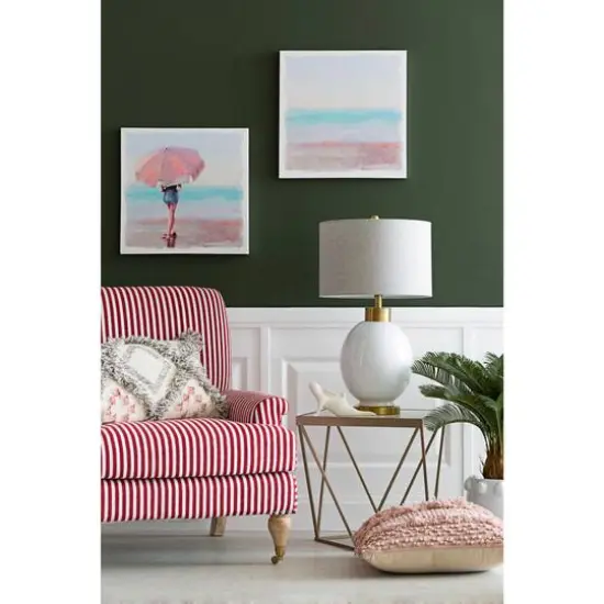 Hello Honey&reg; Cream & Gray Fringe Kilim Pillow {5}