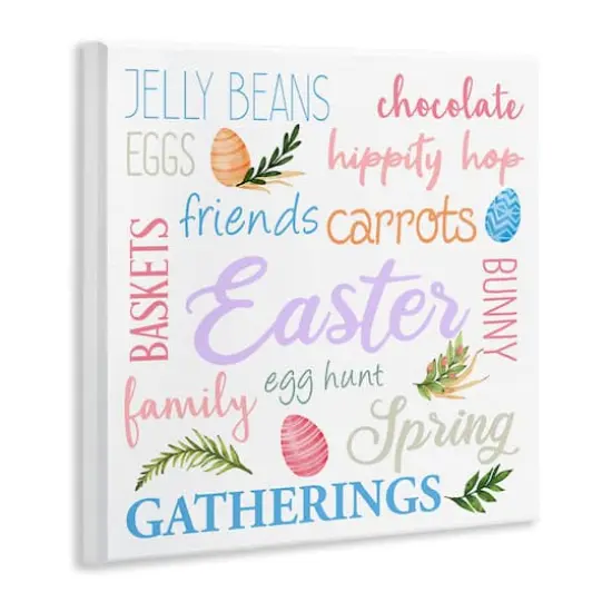 Stupell Industries Festive Easter Activity Sign Patterned Eggs Motif Wall Plaque Art {4}